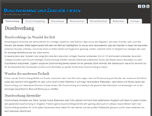 Tablet Screenshot of duschvorhang-info.de